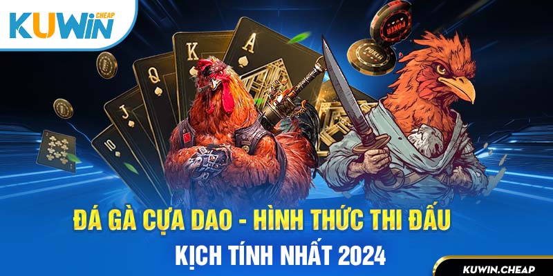 Đá gà cựa dao được yêu thích nhất tại nhà cái Kuwin